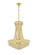 Mid. Chandeliers Glass Down by Elegant Lighting ( 173 | V1800D24G/RC Primo ) 