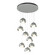 Pendants Multi-port/Cascade by Hubbardton Forge ( 39 | 131105-SKT-STND-82-85-GG0711 Brooklyn ) 