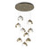 Pendants Multi-port/Cascade by Hubbardton Forge ( 39 | 131105-SKT-STND-84-02-GG0711 Brooklyn ) 
