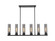 Linear/Island 4 Light + by Innovations ( 405 | 429-6I-BK-G429-8SM Downtown Urban ) 