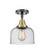 Semi-Flush Mts. Glass Down by Innovations ( 405 | 447-1C-BAB-G74-LED Caden ) 