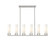 Linear/Island 4 Light + by Innovations ( 405 | 429-6I-SN-G429-11WH Downtown Urban ) 