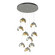 Pendants Multi-port/Cascade by Hubbardton Forge ( 39 | 131105-SKT-STND-85-86-GG0711 Brooklyn ) 