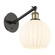 Sconces Single Glass by Innovations ( 405 | 317-1W-BAB-G1217-8WV Ballston ) 