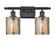Bathroom Fixtures Two Lights by Innovations ( 405 | 516-2W-BK-G116-LED Ballston ) 