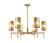 Mid. Chandeliers Glass Up by Innovations ( 405 | 463-6CR-BB-G463-8ME Downtown Urban ) 