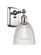 Sconces Single Glass by Innovations ( 405 | 516-1W-PC-G382-LED Ballston ) 