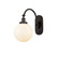 Sconces Single Glass by Innovations ( 405 | 918-1W-OB-G201-8-LED Franklin Restoration ) 