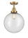 Flush Mounts Glass Down by Innovations ( 405 | 447-1C-BB-G204-12-LED Caden ) 