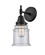 Sconces Single Glass by Innovations ( 405 | 447-1W-BK-G184-LED Caden ) 