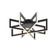 Flush Mounts Cage Style by AFX Lighting ( 162 | CSSC17L30D1BK Cass ) 