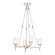Mid. Chandeliers Glass Up by Alora ( 452 | PD338422PNCC Lucian ) 