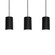 Linear/Island 3 Light Bar by AFX Lighting ( 162 | TYKP04MBBKLNR3 Tyke ) 