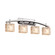 Bathroom Fixtures Four Lights by Justice Designs ( 102 | ALR-8594-55-NCKL-LED4-2800 Alabaster Rocks ) 