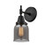 Sconces Single Glass by Innovations ( 405 | 447-1W-BK-G53-LED Caden ) 