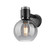 Sconces Single Glass by Innovations ( 405 | 464-1W-BK-G464B-7SM Downtown Urban ) 