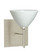 Sconces Single Glass by Besa ( 74 | 1SW-1743KR-SN-SQ Domi ) 