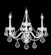 Sconces Triple Candle by James R. Moder ( 64 | 94203S22 Vienna ) 