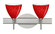 Bathroom Fixtures Two Lights by Besa ( 74 | 2SW-1779RC-SN Besa Mia Vanity ) 