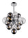 Mini Chandeliers Glass Shade by CWI Lighting ( 401 | 1205P16-8-601 Pallocino ) 