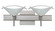 Bathroom Fixtures Two Lights by Besa ( 74 | 2SW-181304-SN-SQ Hoppi ) 