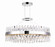Linear/Island 4 Light + by CWI Lighting ( 401 | 1220P40-601-O Glace ) 