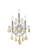 Sconces Triple Candle by Elegant Lighting ( 173 | 2800W3C-GT/RC Maria Theresa ) 