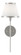 Sconces Single Candle by Currey and Company ( 142 | 5800-0002 Brimsley Collection ) 