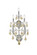 Sconces Quad plus by Elegant Lighting ( 173 | 2800W5C-GT/RC Maria Theresa ) 
