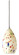 Mini Pendants Cable by Cal Lighting ( 225 | UP-940/6-BS Pendant Sets ) 
