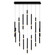Linear/Island Multi-port/Cascade by CWI Lighting ( 401 | 1262P32-14-101 Flute ) 