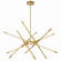 Mid. Chandeliers Starburst by CWI Lighting ( 401 | 1375P31-6-602 Oskil ) 