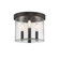 Flush Mounts Glass Down by Designers Fountain ( 43 | D298C-FM-MB Otto ) 