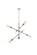 Mid. Chandeliers Starburst by Elegant Lighting ( 173 | LD8007D29PN Axel ) 
