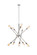Mid. Chandeliers Starburst by Elegant Lighting ( 173 | LD8018D28PN Axel ) 