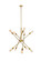 Mid. Chandeliers Starburst by Elegant Lighting ( 173 | LD8019D28BR Axel ) 