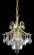 Mini Chandeliers Glass Shade by Elegant Lighting ( 173 | LD8100D12G Amelia ) 