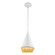 Mini Pendants Metal Shade by Alora ( 452 | PD633107WHBR Daphne ) 