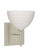 Sconces Single Glass by Besa ( 74 | 1SW-4679KR-SN-SQ Brella ) 