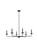 Large Chandeliers Candle by Elegant Lighting ( 173 | LD812D42BK Cohen ) 
