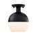 Semi-Flush Mts. Glass Down by Designers Fountain ( 43 | D321M-SF-MB Linden ) 