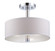 Semi-Flush Mts. Drum Shade by Designers Fountain ( 43 | 84511-CH Cordova ) 