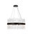 Mid. Chandeliers Drum Shade by Elegant Lighting ( 173 | 3000D25BK Dallas ) 