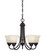 Mid. Chandeliers Glass Up by Designers Fountain ( 43 | 85185-ORB Kendall ) 