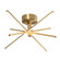 Semi-Flush Mts. Geometric/Linear by AFX Lighting ( 162 | JAXF2020L30D1SB Jaxx ) 