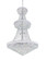 Large Chandeliers Glass Shade by CWI Lighting ( 401 | 8001P42C Empire ) 