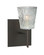 Sconces Single Glass by Besa ( 74 | 1SW-512500-BR-SQ Nico ) 