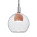 Mini Pendants Glass Down by Besa ( 74 | J-BENJICLMD-LED-BK Besa Benji Pendant ) 