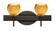 Bathroom Fixtures Two Lights by Besa ( 74 | 2SW-5605HN-BR Tay Tay ) 