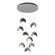 Pendants Multi-port/Cascade by Hubbardton Forge ( 39 | 131105-SKT-STND-82-14-GG0711 Brooklyn ) 